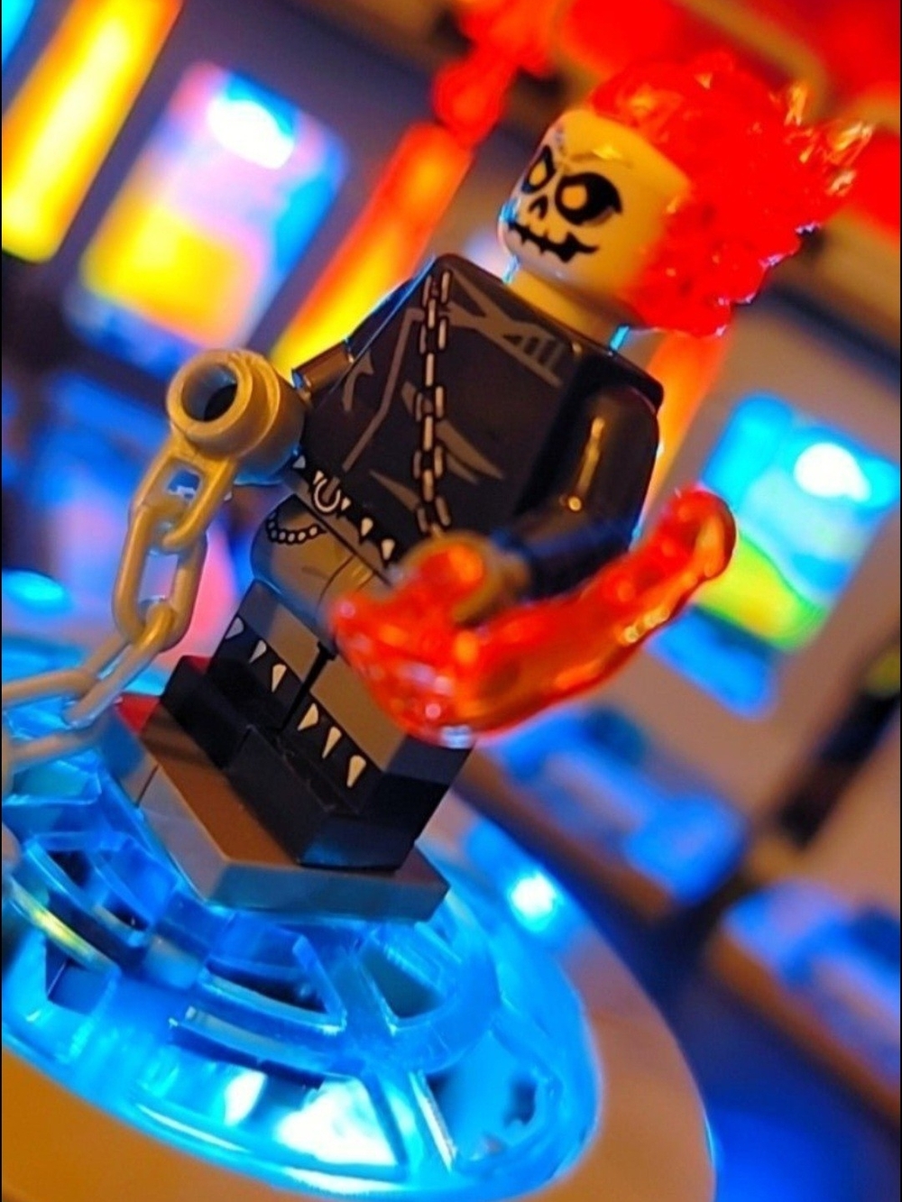 Ghost Rider Minifigure Lego Compatible - Picture 2 of 5
